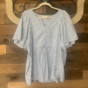 Cute Peplum Woven Top